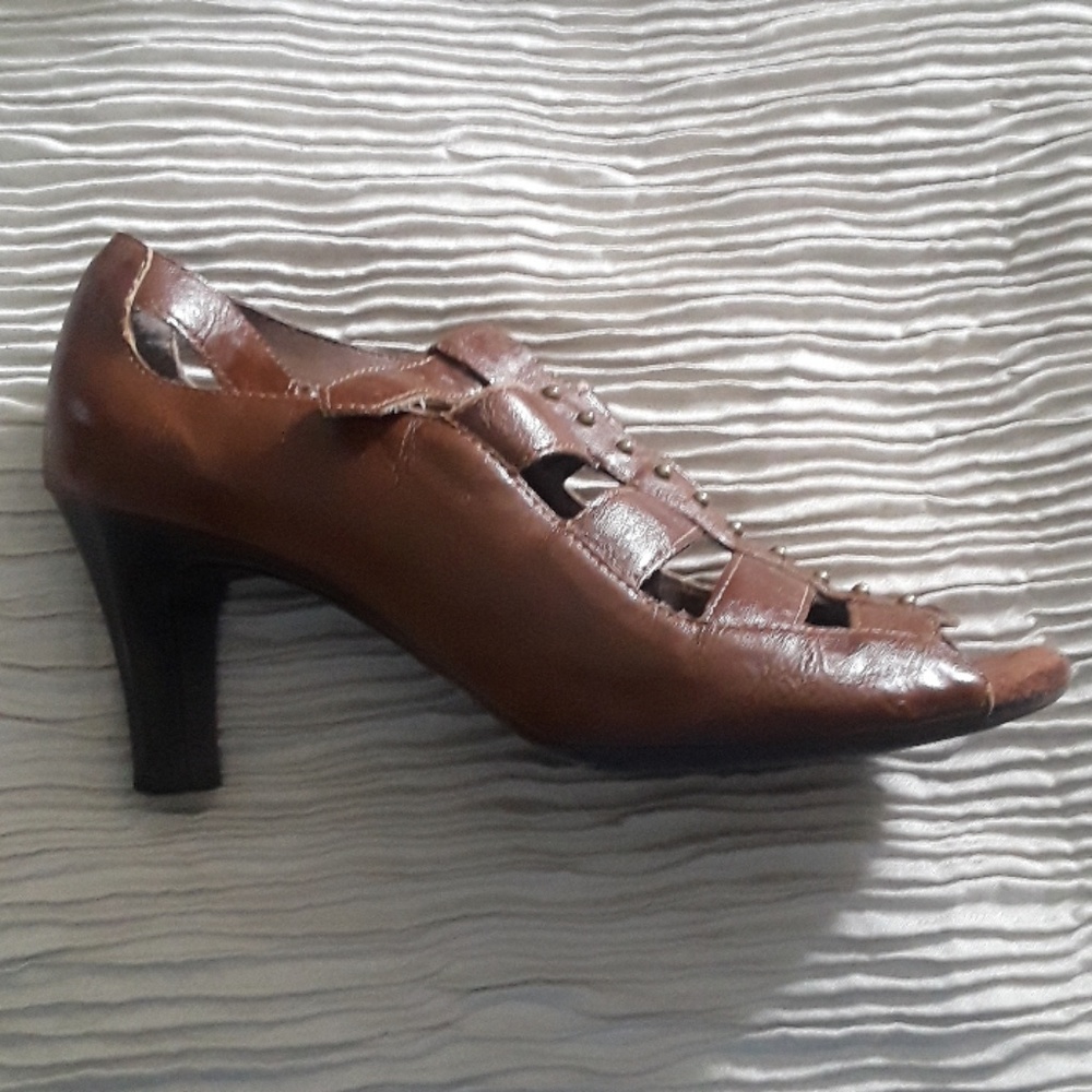 Aerosoles A2 Cognac Caged Sandal 9